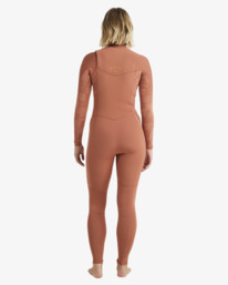 2 4/3mm Synergy Natural   - Chest Zip GBS Wetsuit for Women Brown ABJW100209 Billabong