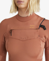 3 4/3mm Synergy Natural - Wetsuit met GBS en een Borstrits voor Dames Brown ABJW100209 Billabong