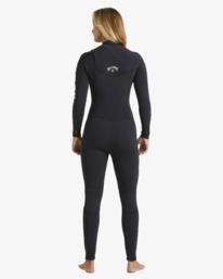 2 4/3mm Synergy Natural - Traje de Surf GBS con cremallera en el pecho para mujer Negro ABJW100209 Billabong