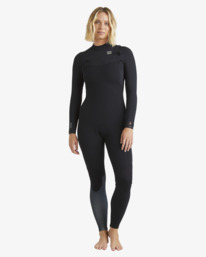 0 4/3mm Furnace Natural - Traje de Surf con Cremallera en el Pecho para Mujer Negro ABJW100215 Billabong