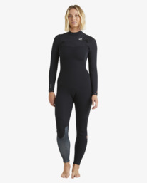 1 4/3mm Furnace Natural - Chest Zip Wetsuit for Women Black ABJW100215 Billabong