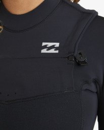 18 3/2mm Furnace Natural - Chest Zip Wetsuit for Women Black ABJW100223 Billabong