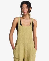4 Pacific Time - Strappy Jumpsuit voor Dames Green ABJWD00686 Billabong