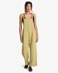 0 Pacific Time - Strappy Jumpsuit voor Dames Green ABJWD00686 Billabong