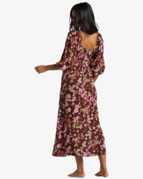 1 Rosey Skies - Robe midi pour Femme Rouge ABJWD00754 Billabong