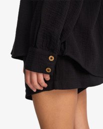 5 Swell Blouse - Chemise boutonn&eacute;e pour Femme Noir ABJWT00487 Billabong
