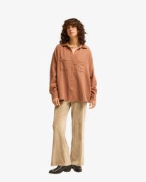 1 Swell Blouse Brown ABJWT00487 Billabong