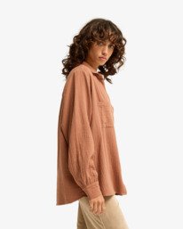3 Swell Blouse Brown ABJWT00487 Billabong