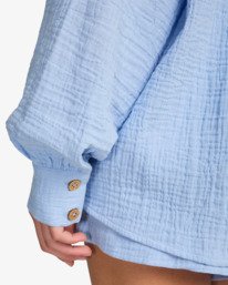 5 Swell Blouse - Chemise boutonn&eacute;e pour Femme Bleu ABJWT00487 Billabong
