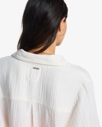 8 Swell Blouse - Camisa com botões para Mulher Branco ABJWT00487 Billabong