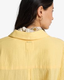 6 Swell Blouse - Chemise boutonn&eacute;e pour Femme Jaune ABJWT00487 Billabong