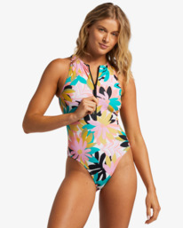 0 A/DIV - Maillot une pièce à col montant pour Femme Noir ABJX100158 Billabong