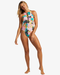 1 A/DIV - Maillot une pièce à col montant pour Femme Noir ABJX100158 Billabong