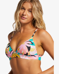 4 A/DIV - Triangle Bikini Top for Women Black ABJX300464 Billabong