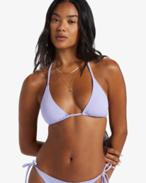 6 Sol Searcher Multi - Top de Bikini Triangular para Mujer Violeta ABJX300643 Billabong