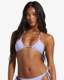 2 Sol Searcher Multi - Parte de cima de biquíni triangular para Mulher Roxo ABJX300643 Billabong