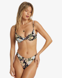 0 Lost Cove Morgan - Haut de bikini couvrance moyenne pour Femme Noir ABJX301083 Billabong