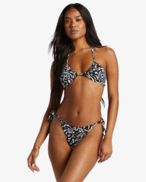 0 La Isla Drew - Bikinioberteil mit mittlerer Bedeckung für Frauen Schwarz ABJX301120 Billabong