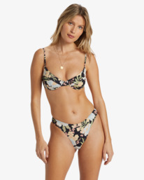 1 Lost Cove  - Haut de maillot de bain à couvrance échancrée pour Femme Noir ABJX401088 Billabong