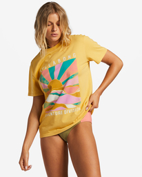 0 A/DIV - T-shirt pour Femme Jaune ABJZT00620 Billabong