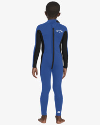2 4/3mm Toddler Foil  - Back Zip Wetsuit for Toddlers Blue ABTW100108 Billabong