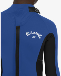 3 4/3mm Toddler Foil  - Back Zip Wetsuit for Toddlers Blue ABTW100108 Billabong