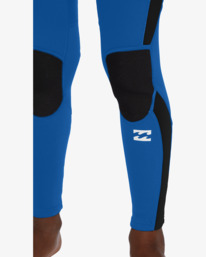 4 4/3mm Toddler Foil  - Back Zip Wetsuit for Toddlers Blue ABTW100108 Billabong