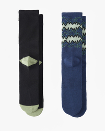 1 2PK A-DIV JOURNEY 2 STRIPE HC Blau ABYAA00235 Billabong