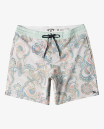 1 Good Times - Boardshort Lo Tides 17,5" pour Homme Gris ABYBS00489 Billabong