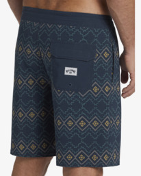 6 Good Times - 17,5“ Lo Tide Boardshorts für Männer Blau ABYBS00489 Billabong