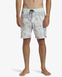 3 Good Times - 17,5“ Lo Tide Boardshorts für Männer Grau ABYBS00489 Billabong