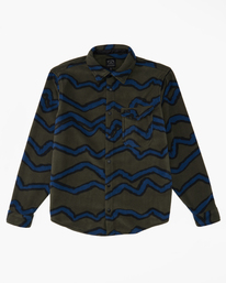 8 Furnace Flannel - Surchemise en polaire pour homme Vert ABYFT00101 Billabong