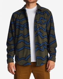 1 Furnace Flannel - Surchemise en polaire pour homme Vert ABYFT00101 Billabong