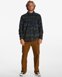 2 Furnace Flannel - Surchemise en polaire pour homme Vert ABYFT00101 Billabong