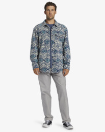 1 Furnace Flannel - Camiciona in felpa da Uomo Blue ABYFT00101 Billabong