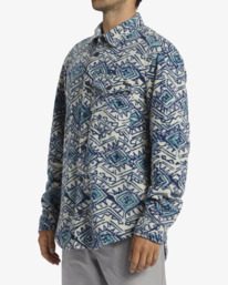 3 Furnace Flannel - Camiciona in felpa da Uomo Blue ABYFT00101 Billabong