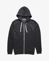 0 Classic - Zip-Up Hoodie for Men Negro ABYFT00119 Billabong
