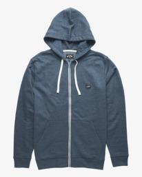 0 CLASSIC FLEECE ZIP HOODY Blue ABYFT00119 Billabong