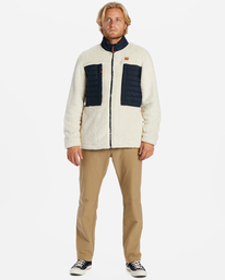 2 Glacier - Polaire col montant pour Homme Blanc ABYFT00218 Billabong