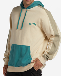 4 Wave Washed Blocked - Hooded Fleece for Men  ABYFT00343 Billabong