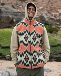 0 Trail - Chaleco reversible con cremallera y cuello alto para Hombre  ABYFT00356 Billabong