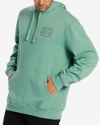 2 Short Sands - Sudadera con Capucha para Hombre Verde ABYFT00393 Billabong
