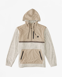 8 Boundary Graphene - Sudadera con Media Cremallera para Hombre Blanco ABYFT00414 Billabong