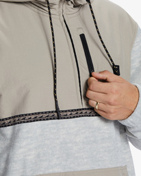 5 Boundary Graphene - Sudadera con Media Cremallera para Hombre Blanco ABYFT00414 Billabong