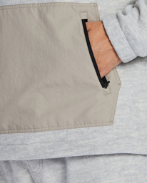 7 Boundary Graphene - Sudadera con Media Cremallera para Hombre Blanco ABYFT00414 Billabong