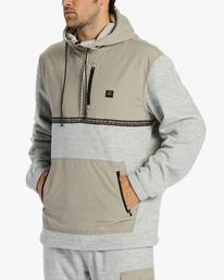 3 Boundary Graphene - Sudadera con Media Cremallera para Hombre Blanco ABYFT00414 Billabong