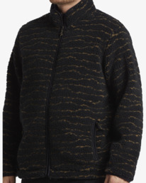 4 Boundary Switchback - Zip Up Fleece for Men Black ABYFT00469 Billabong