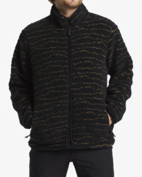 0 Boundary Switchback - Zip Up Fleece for Men Black ABYFT00469 Billabong