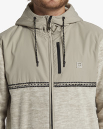 5 Boundary Lite - Hoodie met Rits voor Heren White ABYFT00470 Billabong