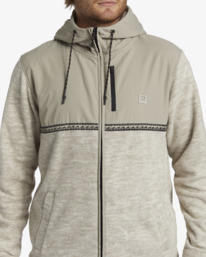 7 Boundary Lite - Hoodie met Rits voor Heren White ABYFT00470 Billabong